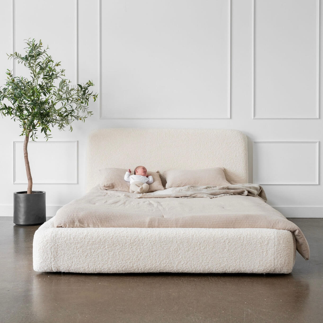 Lewis - Teddy Cloud Storage Bed